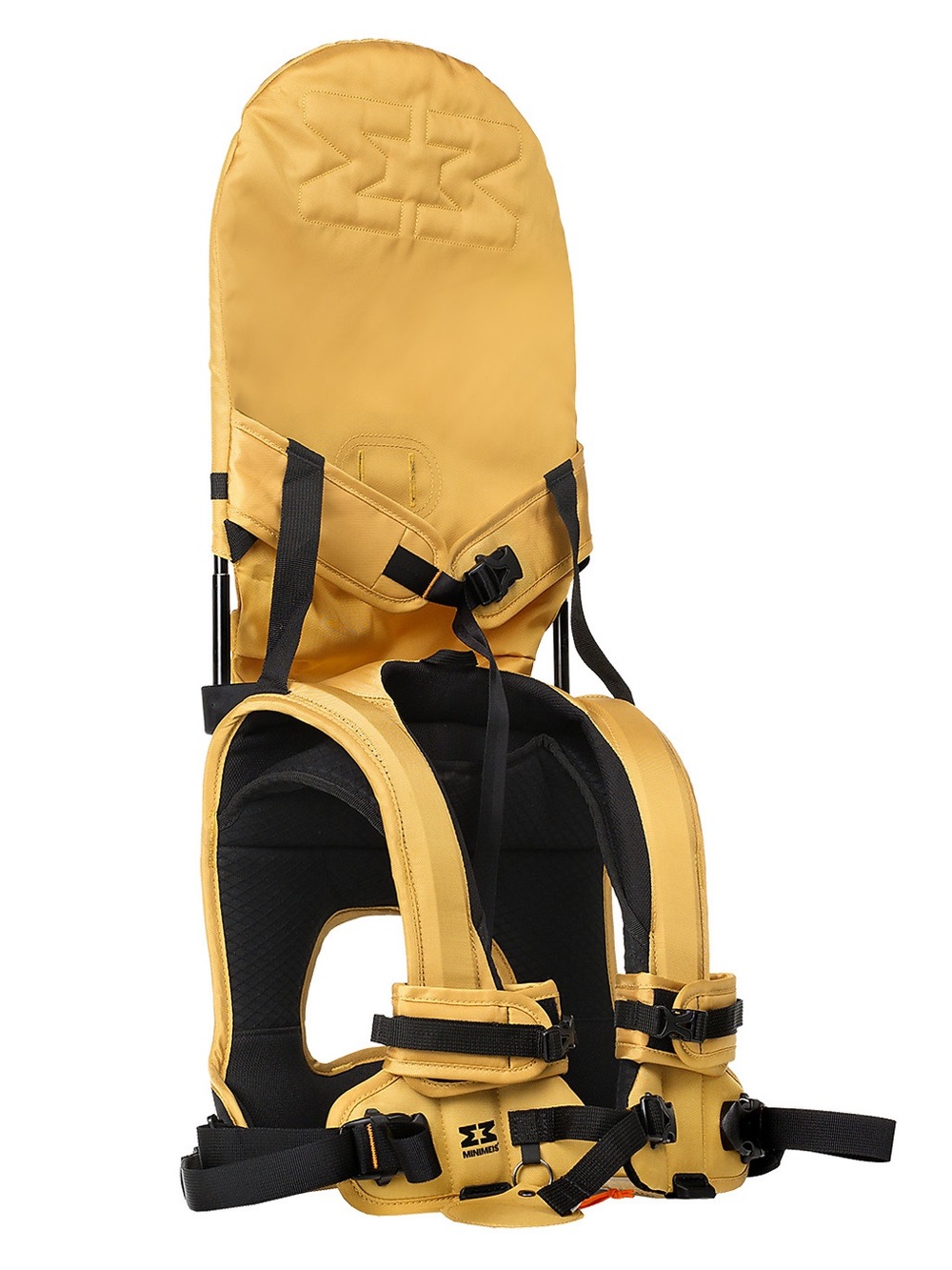 MiniMeis Black Yellow Kids Hiking Carrier